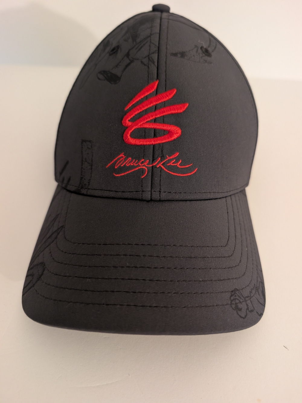 🔥 RARE Under Armour Curry Brand x Bruce Lee Collaboration Snapback Hat - Black